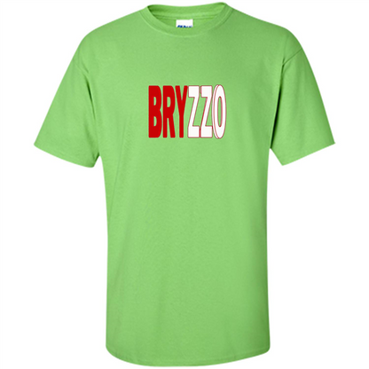Bryzzo Bryant and Rizzo Funny Baseball T-shirt Lime