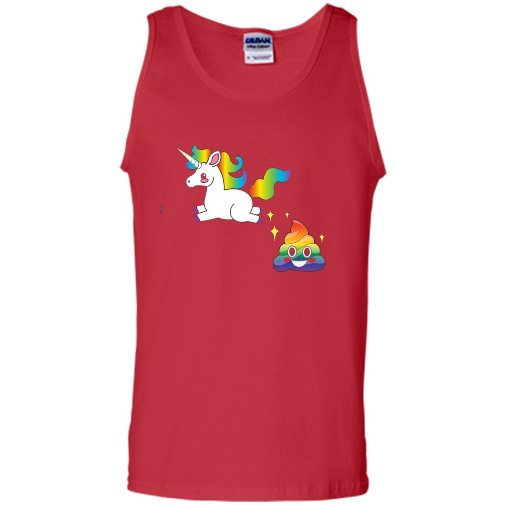 Unicorn Rainbow Poop Funny Cute Emojis T-shirt