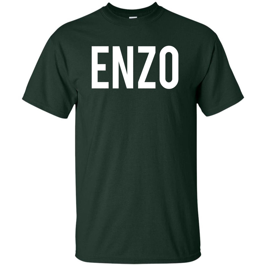 Enzo T-Shirt - Cool New Funny Name Forest Green