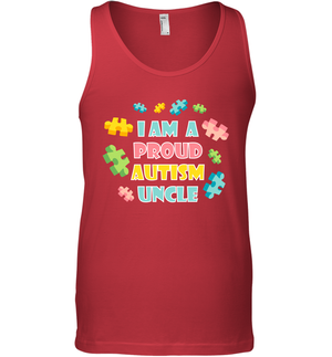 I Am A Proud Autism Uncle Family Shirt Tank Top