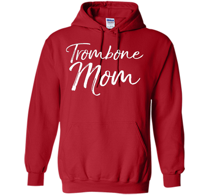 Trombone Mom Shirt Proud High School Marching Band Mother shirt Red