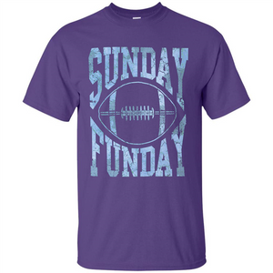 Football T-shirt Sunday Funday Football SeasonT-Shirt