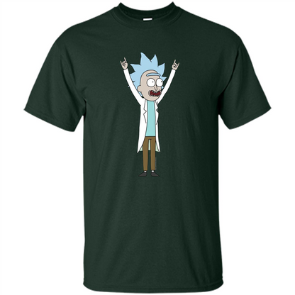 Movie Lover. Tiny Rick T-shirt Forest Green