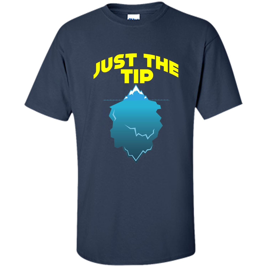 Just The Tip T-Shirt Tip Of The Iceberg T-shirt Navy