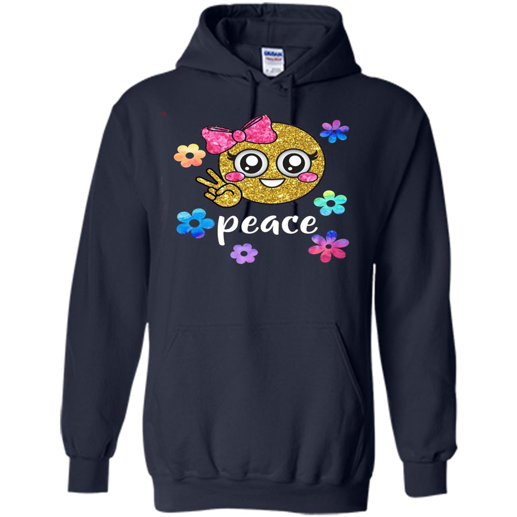 Cute Emoji Peace T-shirt