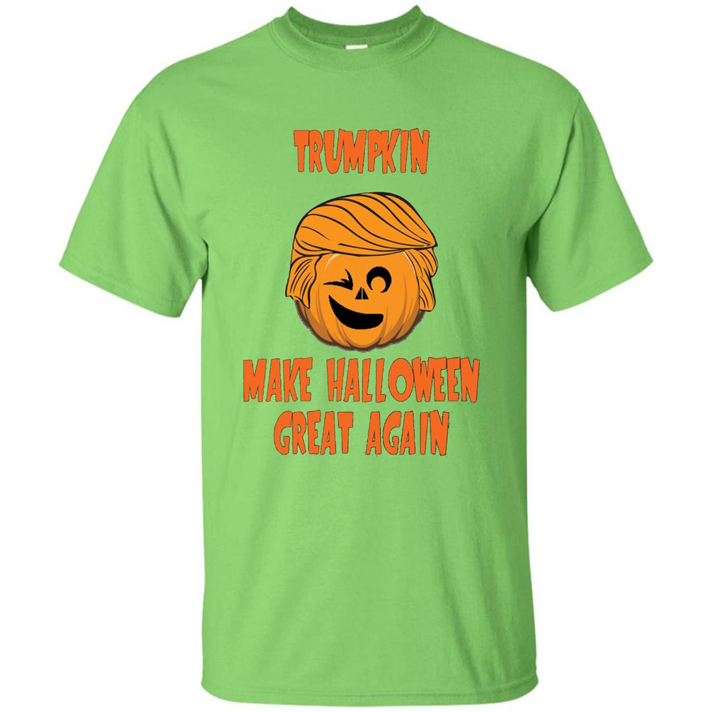 Trumpkin Make Halloween Great Again T-shirt Lime