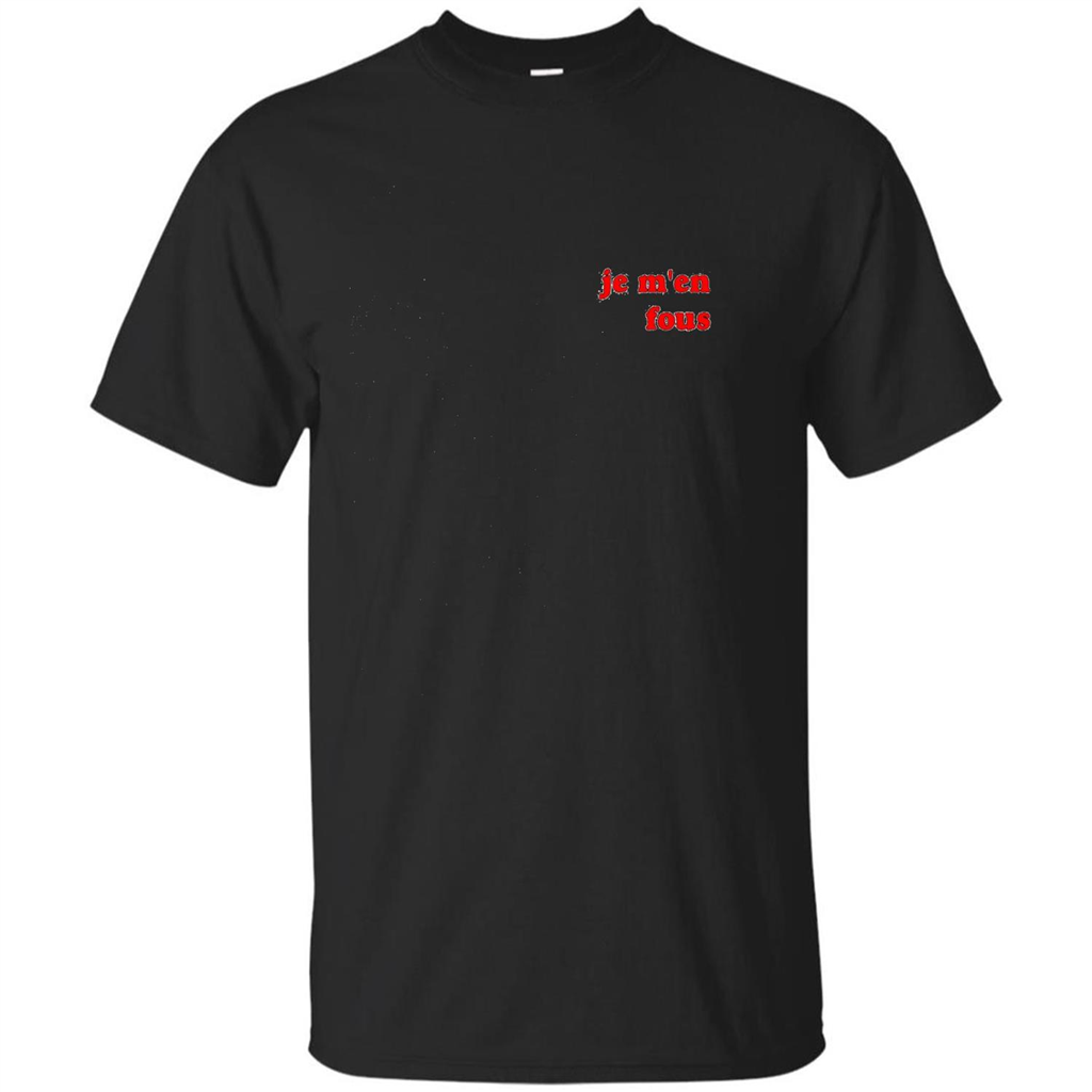 Je M'en Fous T-shirt Black