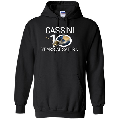 Cassini 10 Years at Saturn T-shirt Black