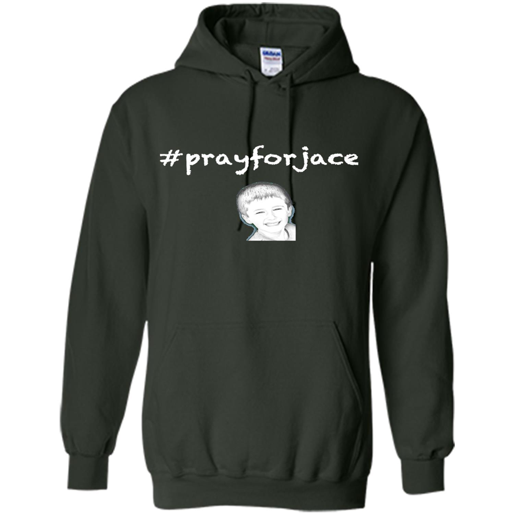 Pray for Jace T-shirt Forest Green