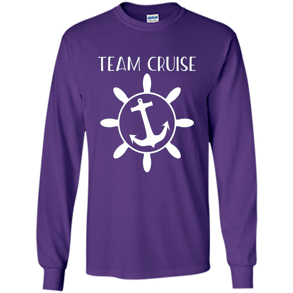 Boat Anchor Team Cruise T-shirt Purple