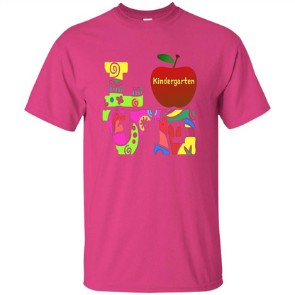 Kindergarten LOVE T-shirt School Day T-shirt Heliconia