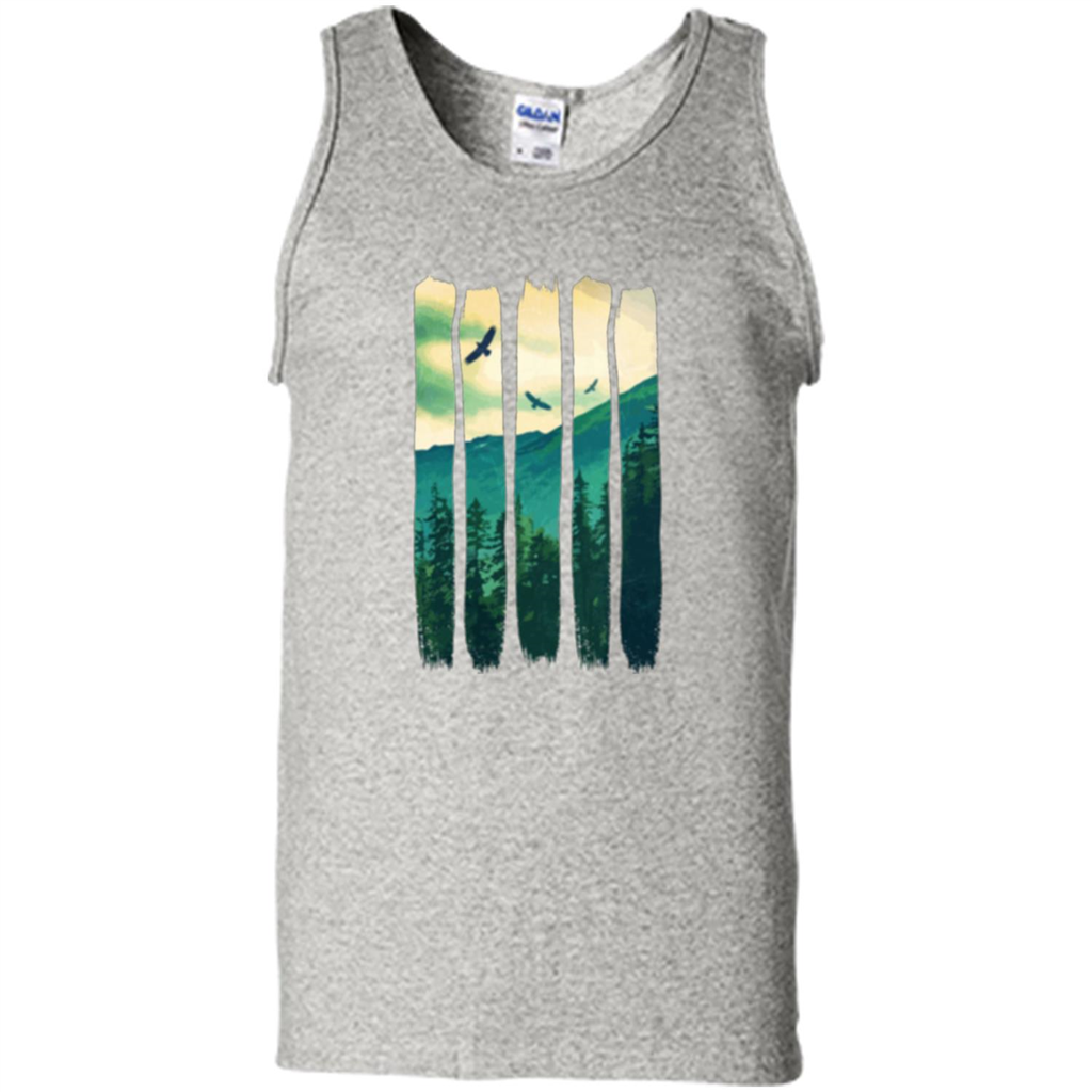 Vintage Mountain T-shirt Ash