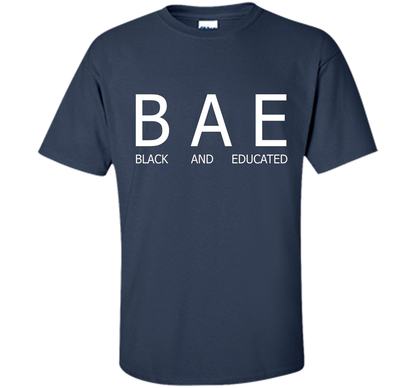 Bae Black And Educated T-shirt Navy