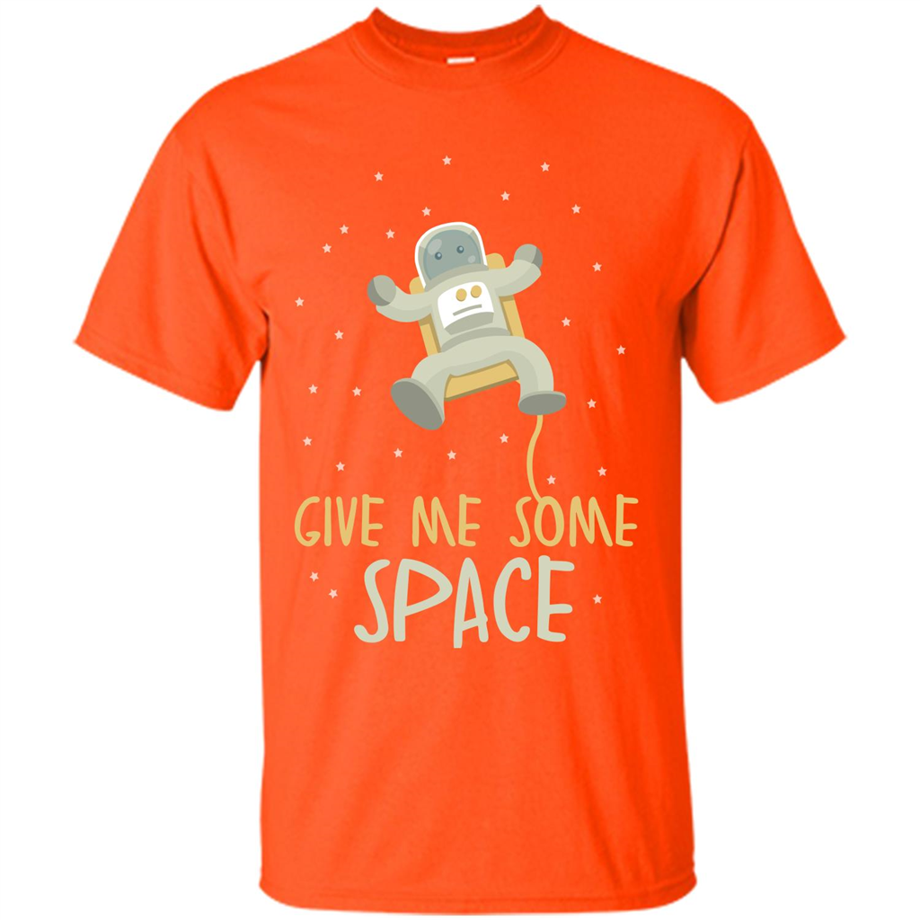 Astronaut T-shirt Give Me Some Space T-shirt Orange