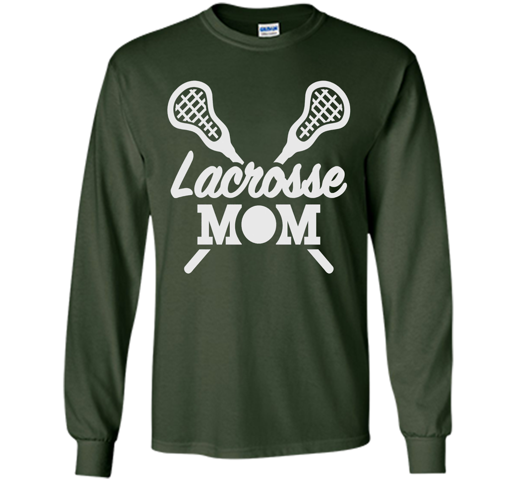 Lacrosse Mom T Shirt cool shirt Forest Green