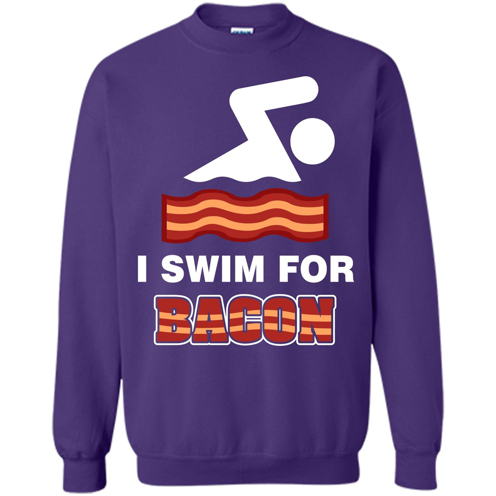 Bacon T-shirt I Swim For Bacon T-shirt Orange