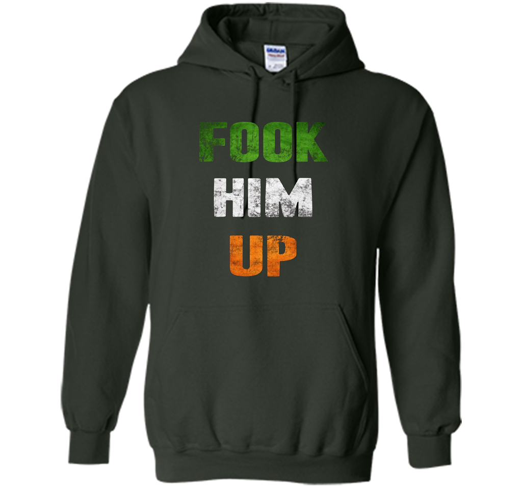 Fook Him Up Irish Boxing T-shirt - Funny Fight Tee shirt