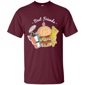 Burger Lover T-shirt Best Friends Delicious