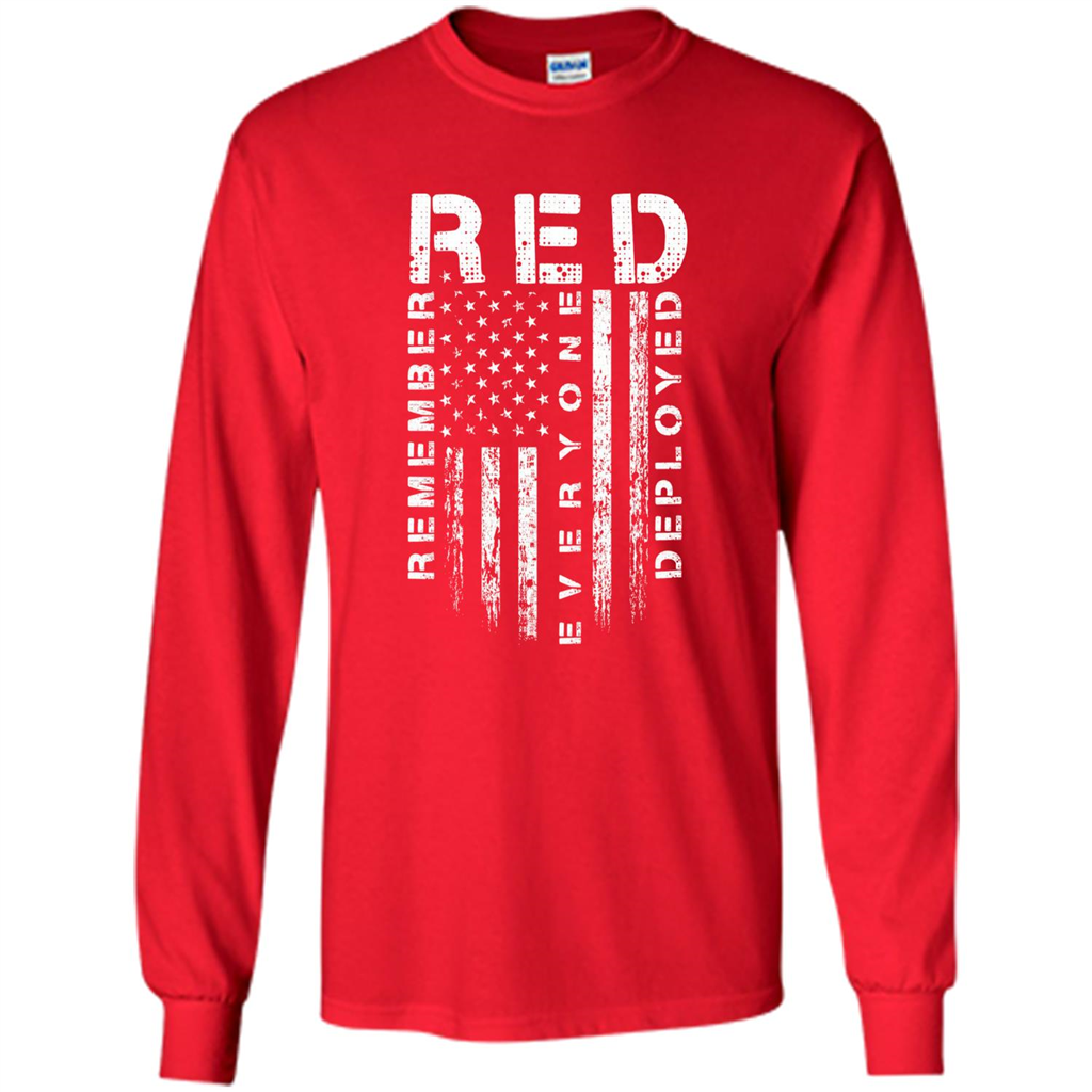 Red Friday - Remember Everyone Veteran Deployed T-shirt Red
