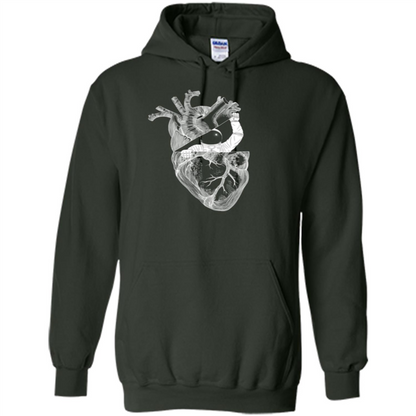 My Space T-shirt Heart T-shirt Forest Green