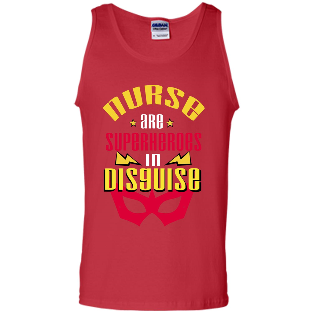 Nurse T-shirt Nurse Are Superheroes In Disguise Red