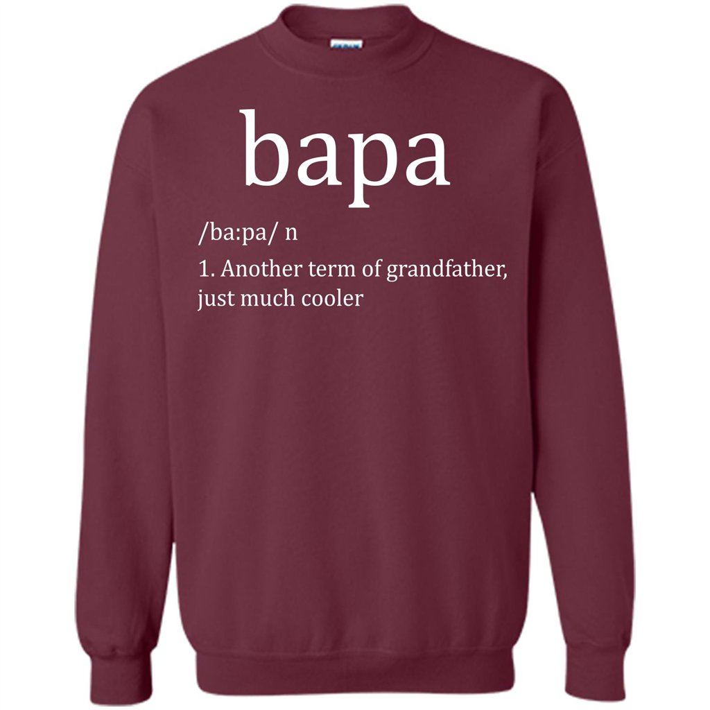 Papa T-shirt Bapa T-shirt Maroon