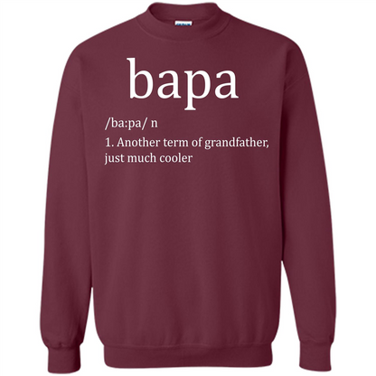 Papa T-shirt Bapa T-shirt Maroon
