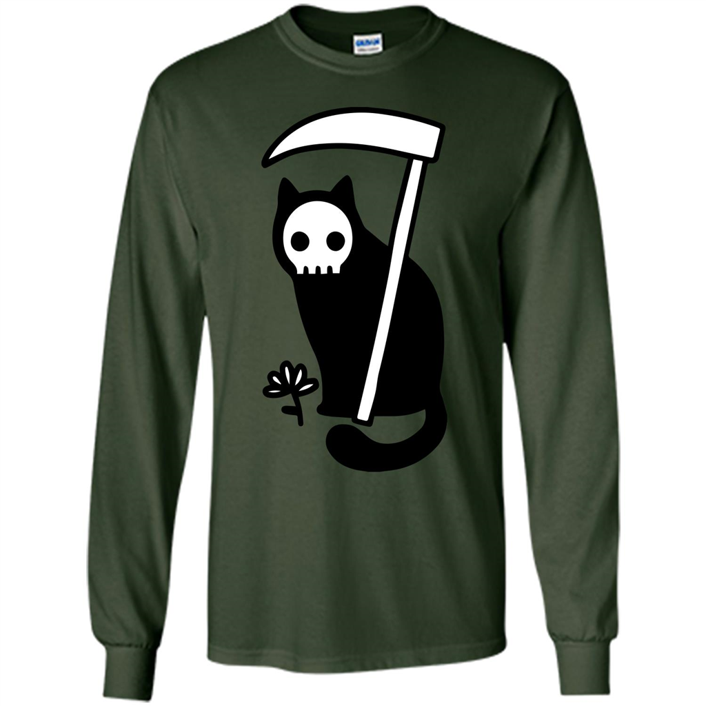 Cat Grimm Reaper T-shirt Forest Green