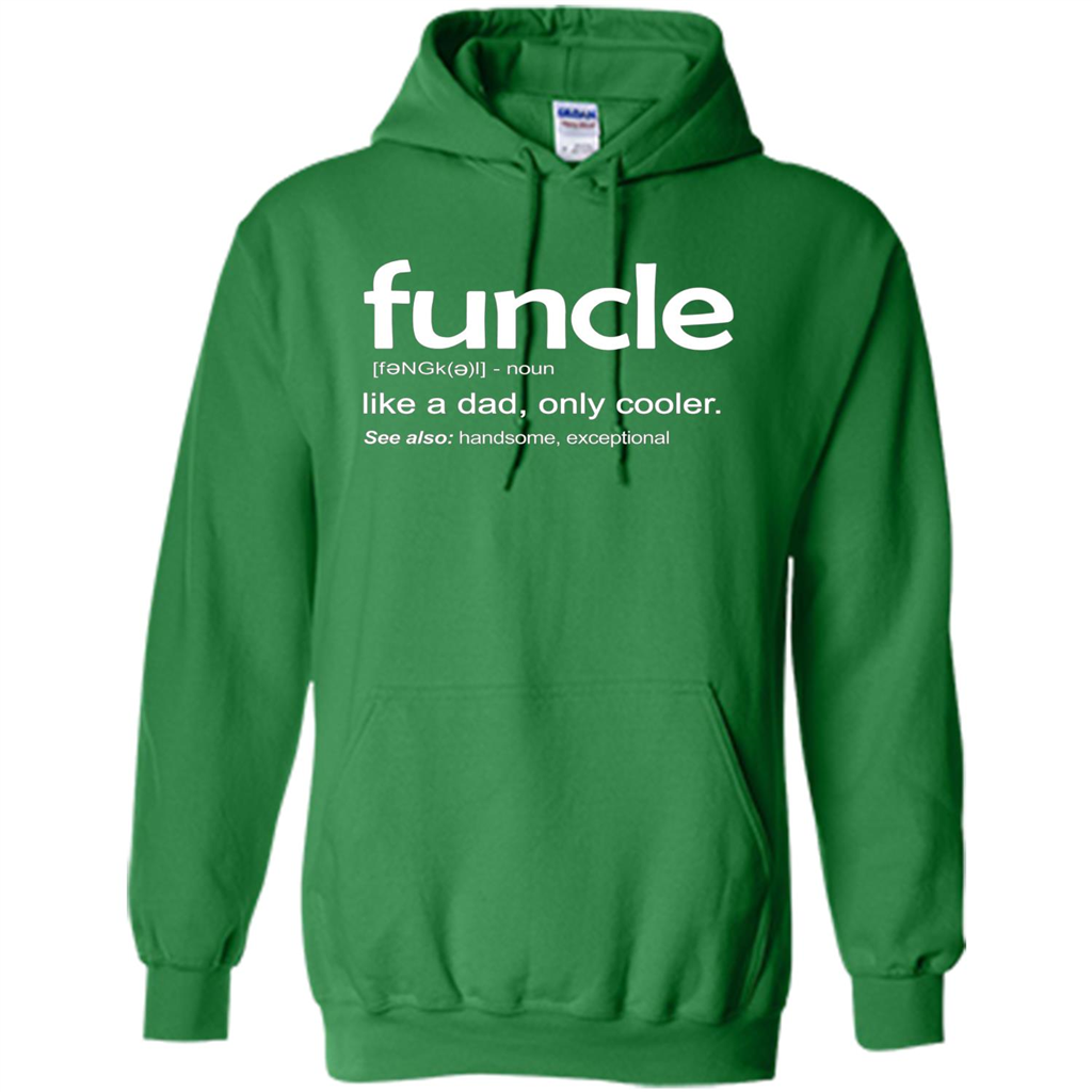 Funcle Definition T-shirt Funny Gift For Uncle Irish Green