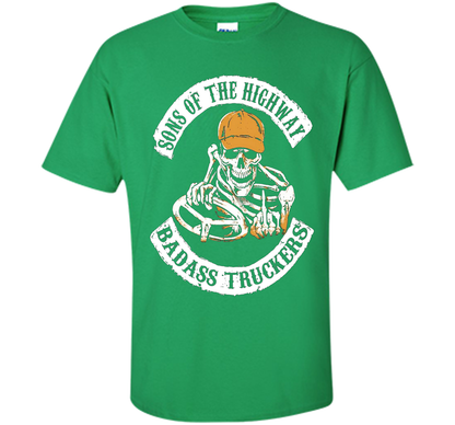 Truck Driver T-shirt Sons Of The Highway T-shirt Irish Green