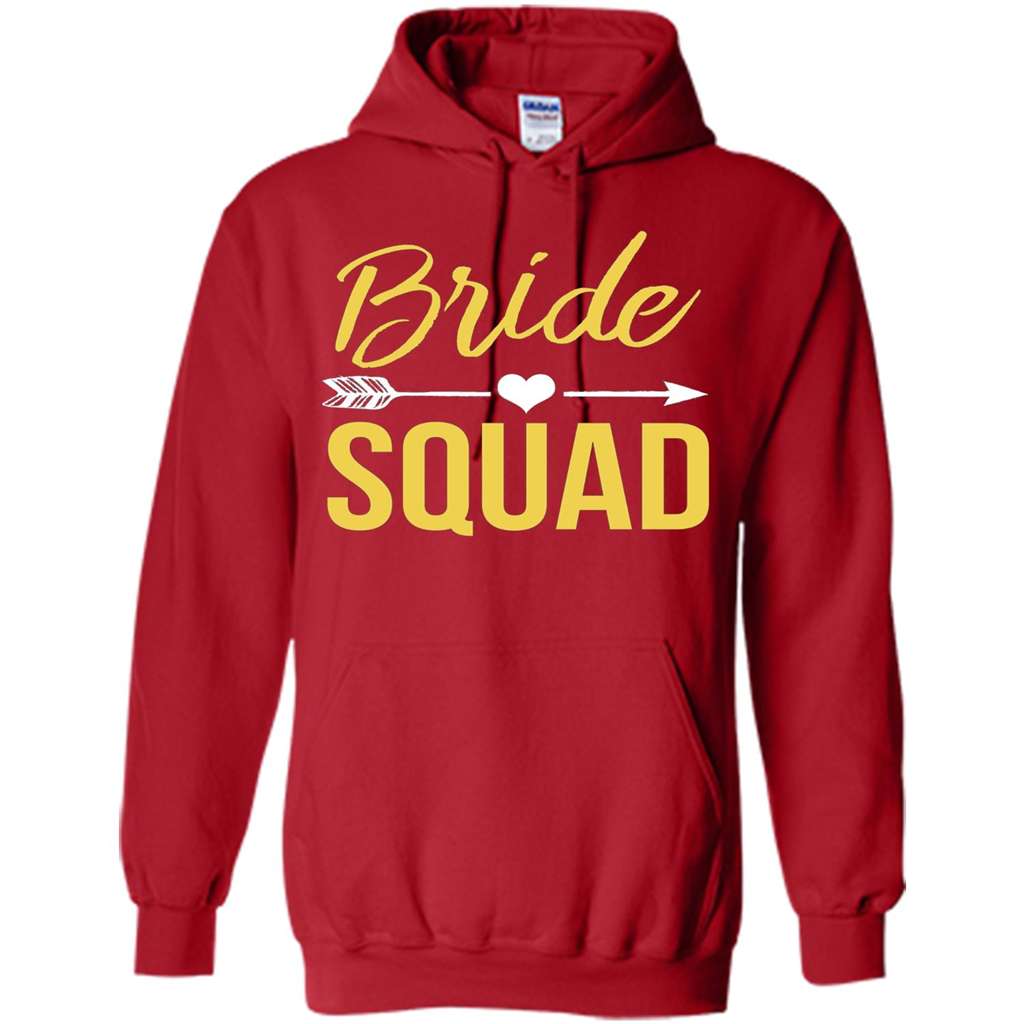 Bachelorette Party T-Shirts Bridesmaids Bride Squad T-Shirt Red