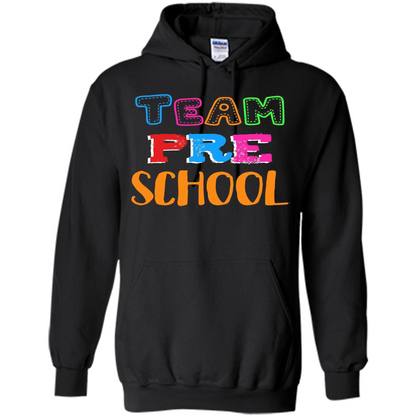 Team Preschool T-shirt Funny For Teachers T-shirt Black