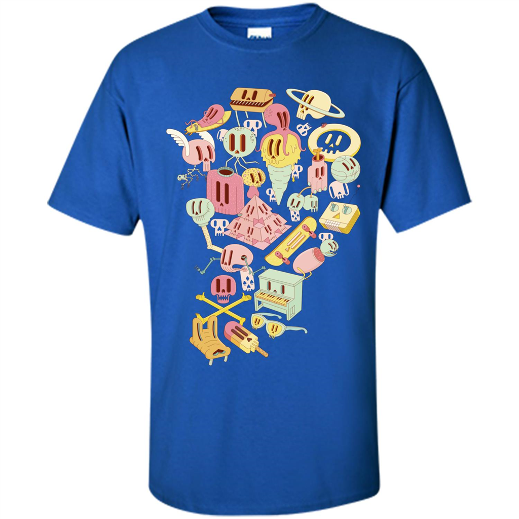 Day Of The Dead T-shirt Royal