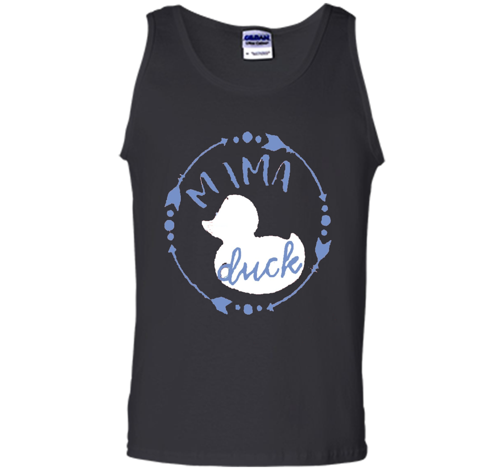 Women's Mama Duck TShirt, Mama Duck Plaid Shirt, Matching Fa shirt Black