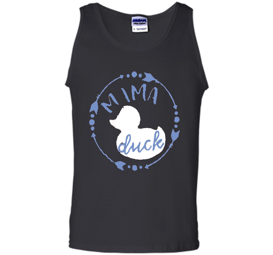 Women's Mama Duck TShirt, Mama Duck Plaid Shirt, Matching Fa shirt Black