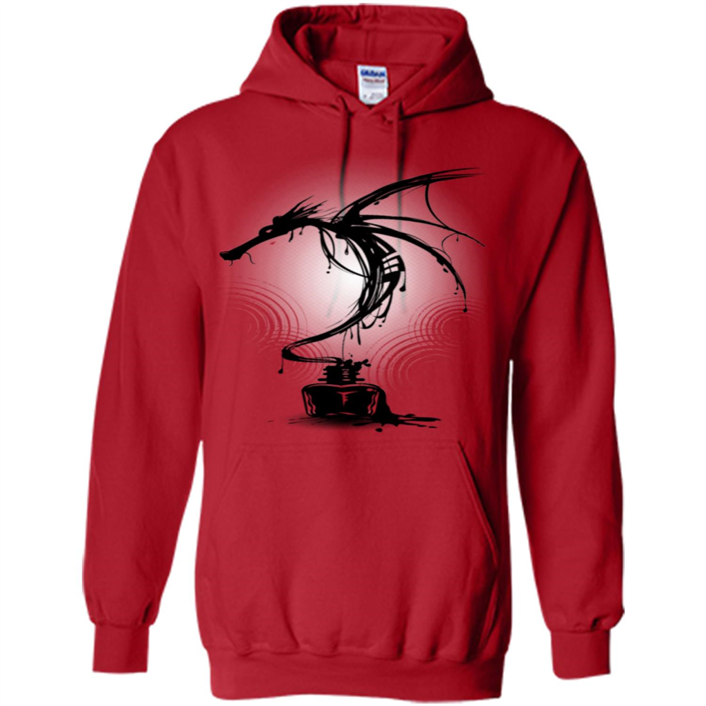Ink Dragon T-Shirt Red