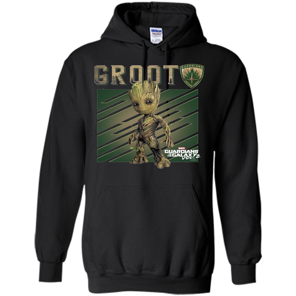 Groot Guardians of Galaxy 2 Growth Graphic T-Shirt Black