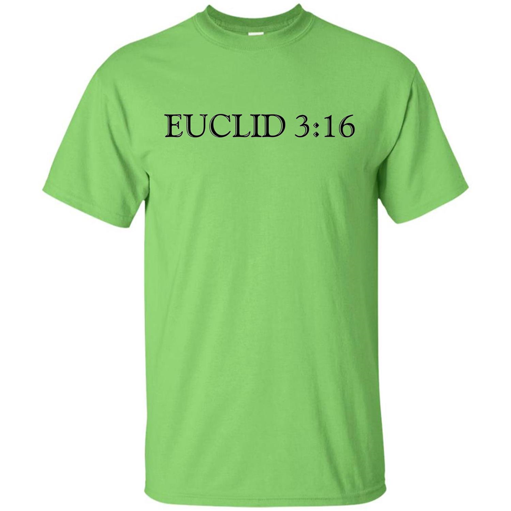 Euclid 3:16 T-shirt Lime