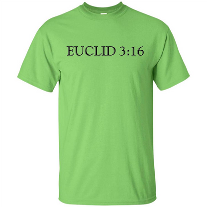 Euclid 3:16 T-shirt Lime