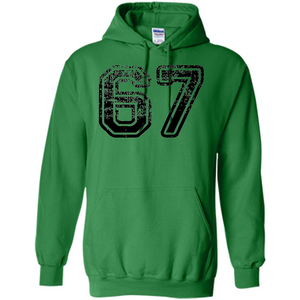 Number 67 T-shirt - Grungy Sports Team T-shirt