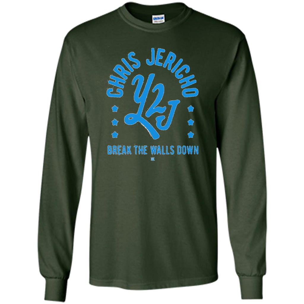 Chris Jericho Break The Walls Down T-shirt Forest Green