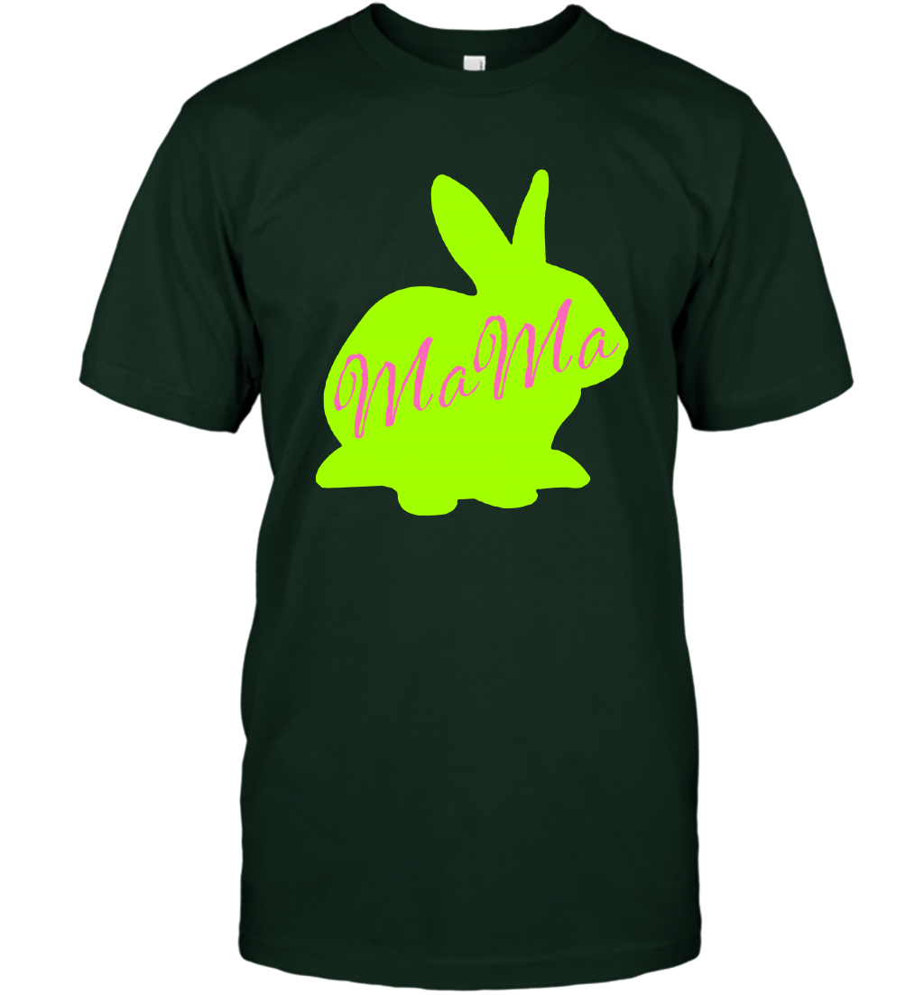 Rabbi Mama Rabit Shirt T-Shirt T-Shirt Forest Green