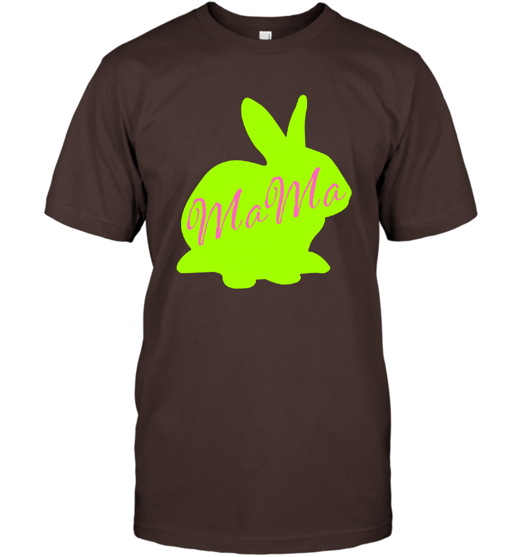 Rabbi Mama Rabit Shirt T-Shirt T-Shirt Dark Chocolate