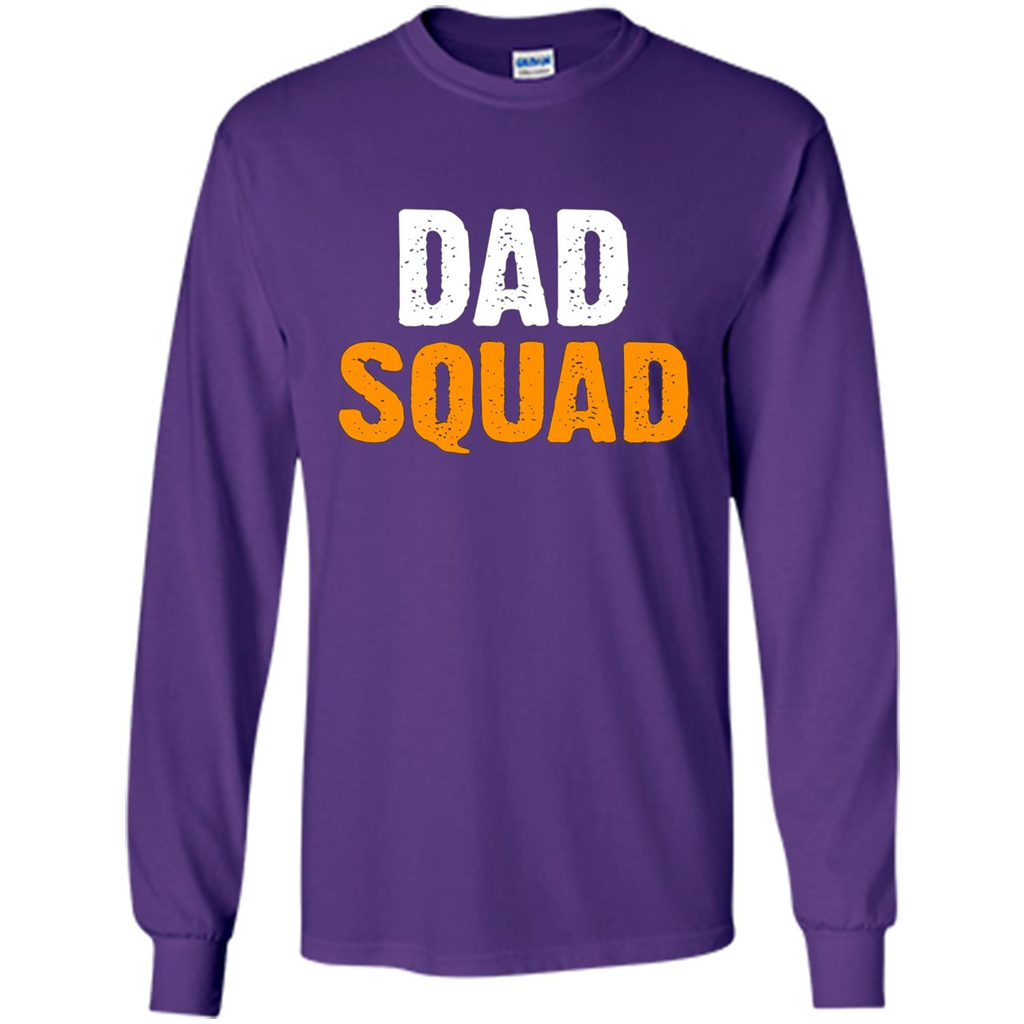 Fathers day T-shirt DAD Squad Funny T-Shirt Purple
