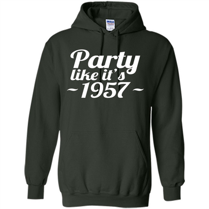 Party Like It's 1957 T-shirt Forest Green
