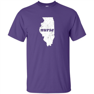 Nursing T-shirt Nurse Graduation Illinois T-shirt