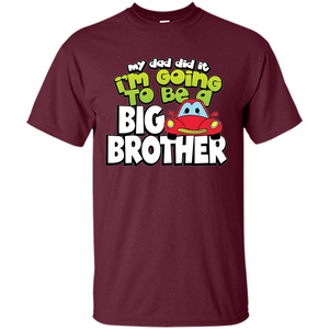 Car Brother T-shirt I'm Going To Be a Big Brother