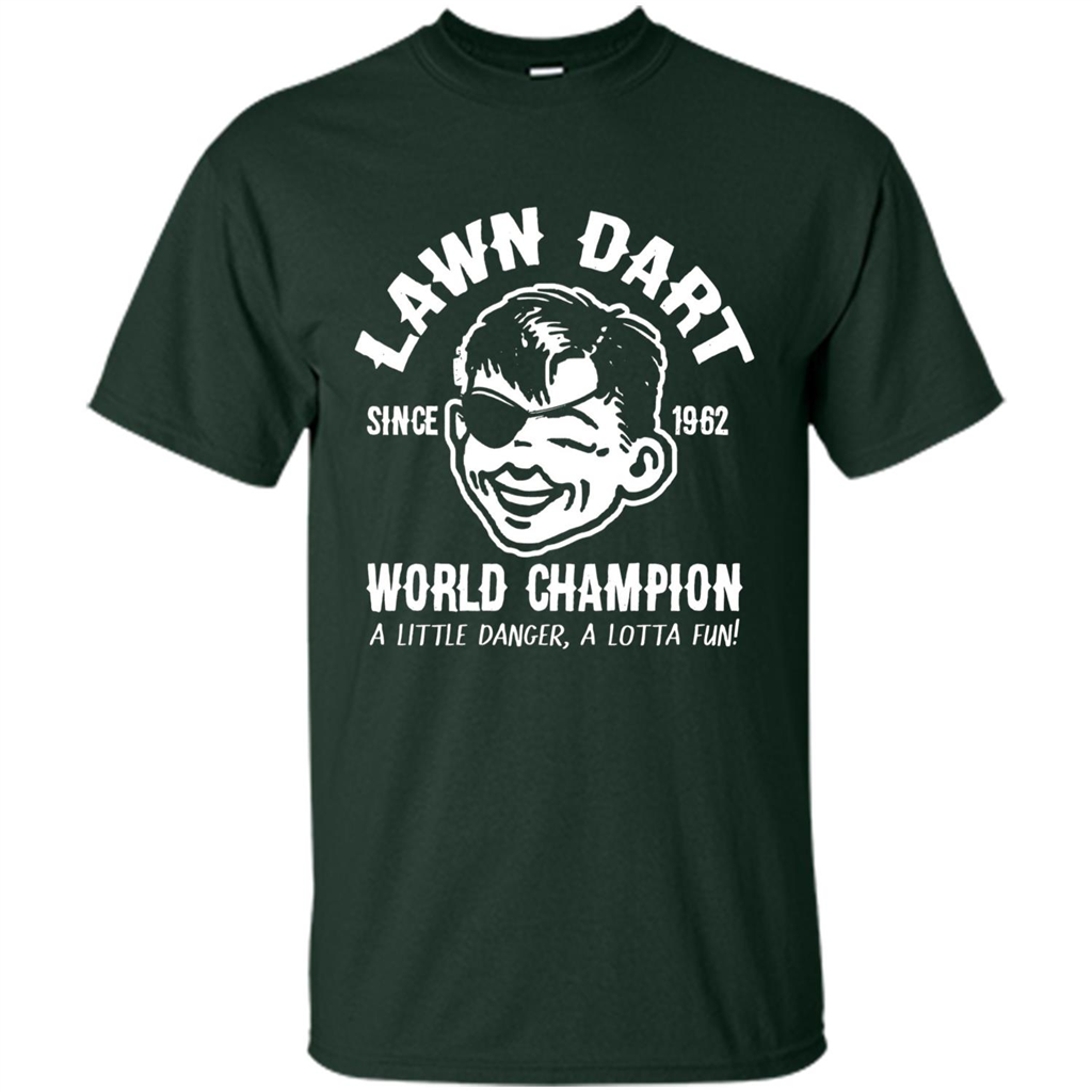 Lawn Dart Since 1962 World Champion Backyard Game T-shirt Forest Green
