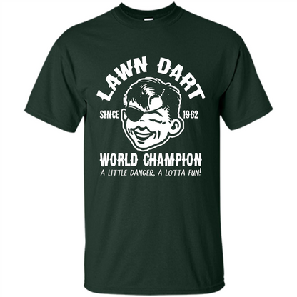 Lawn Dart Since 1962 World Champion Backyard Game T-shirt Forest Green