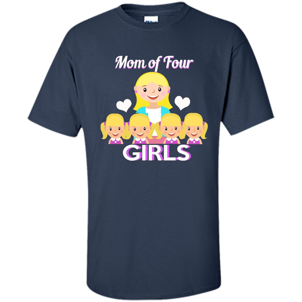 Mothers Day Gift from Daughter Mom Of Four Girls Navy